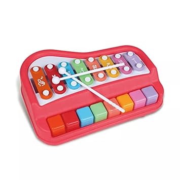 2 in 1 Musical Xylophone and Mini Piano for Kids