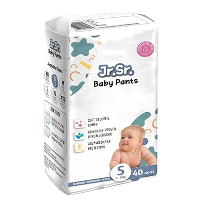 Jr. Sr. Baby Diaper Pants with Advanced Leak Protection
